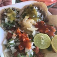 Tacos de Trompo y Bisteck (3 y 2)